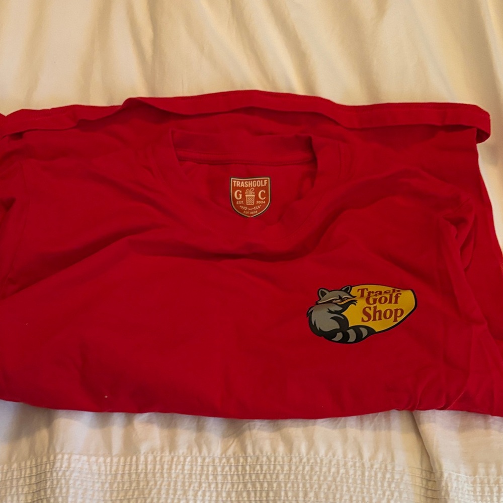 Red Trash Golf t Shirt